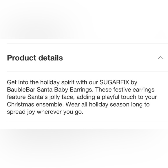 SUGARFIX by BaubleBar Santa Baby Statement Earrings - Picture 3 of 7